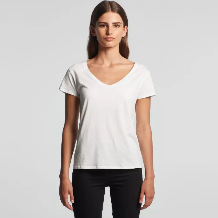Picture of Wo's La Brea V Neck Tee
