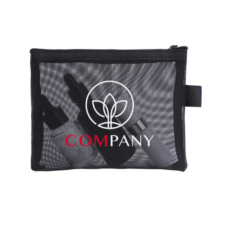 Picture of Nylon Mesh Flat Cosmetic Bag