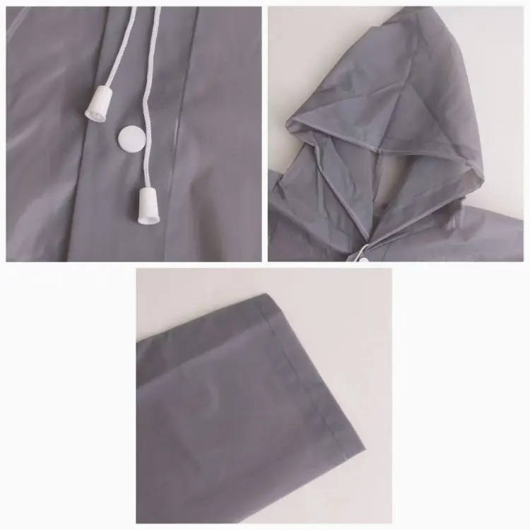 Picture of Reusable Adult PEVA Screen Print Raincoat