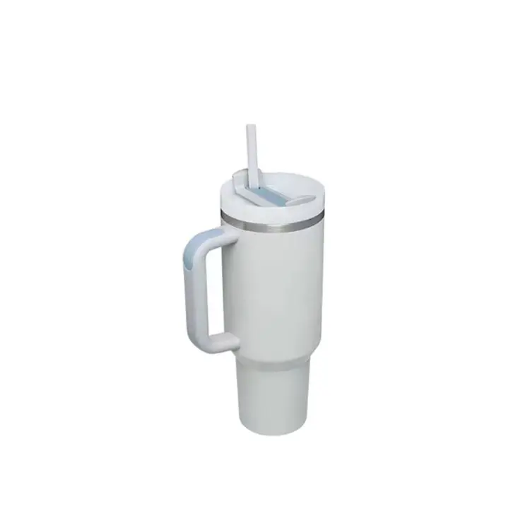Picture of 1.2L Stainless Steel Tumbler with Lid and Straw