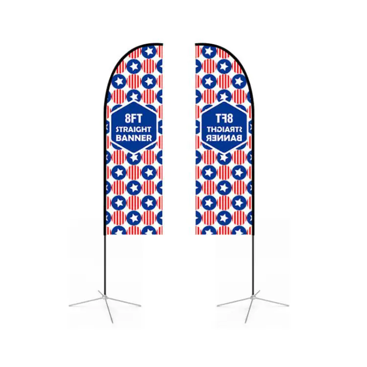 Picture of Small(65.3*200cm) Straight Feather Banners 9ft