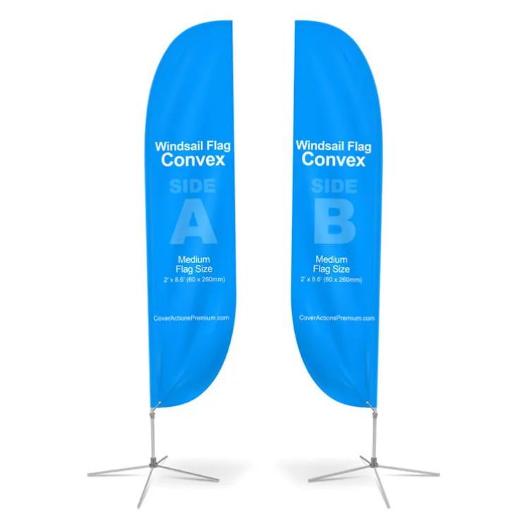 Picture of Medium(70.4*300cm) Convex Feather Banners 13ft