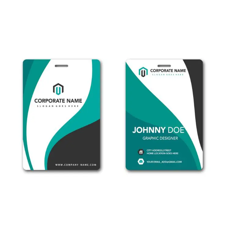 Picture of Medium Unique Printed Name Tag (80 x 120 mm)