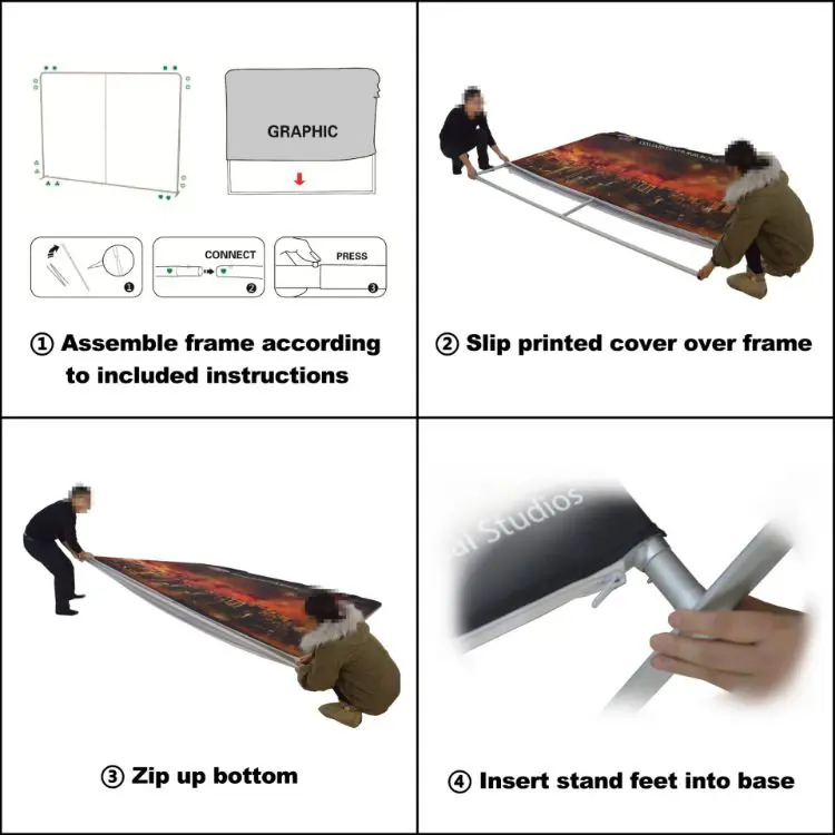 Picture of 6m Straight Tension Fabric Display Wall