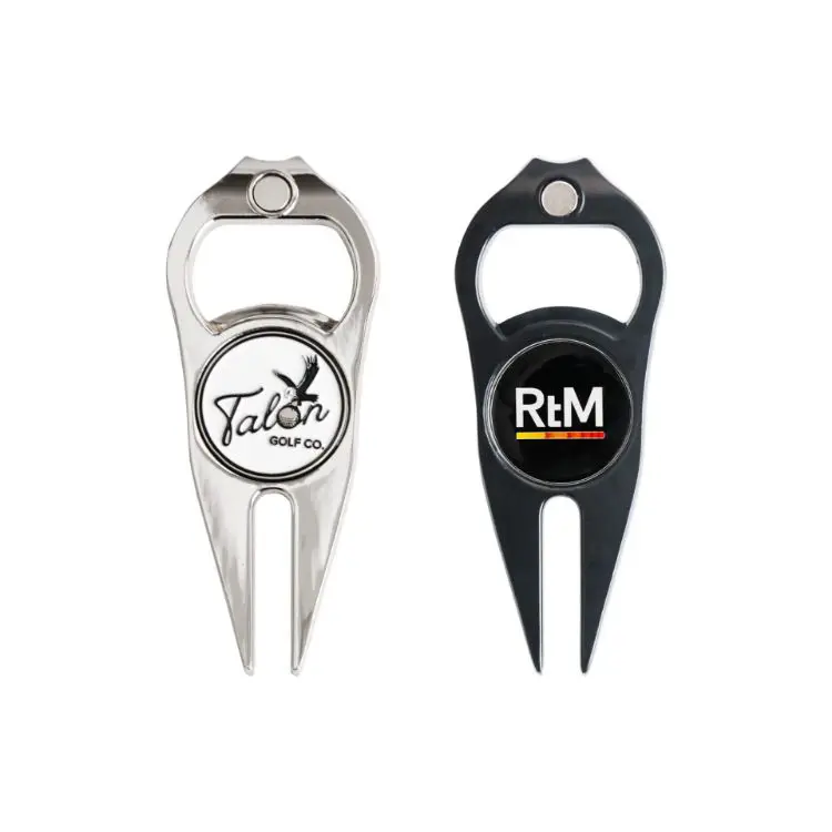 Picture of Golf Divot with Ball Marker and Bottle Opener