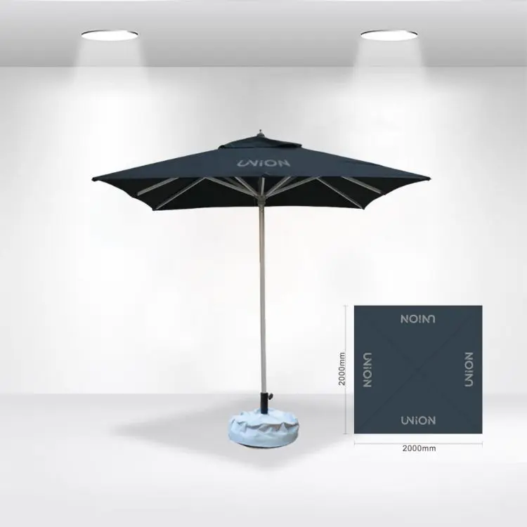 Picture of 2x2m Square Stock Colour Commercial Market Umbrella