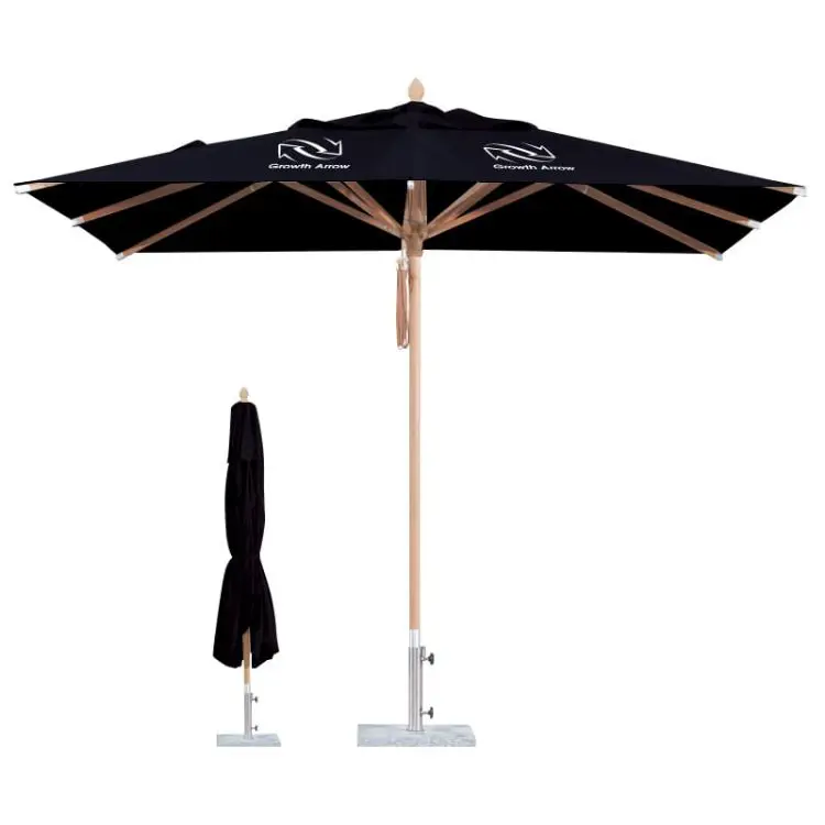 Picture of 2x2m Wind-resistant Square Stock Colour Outdoor Umbrella