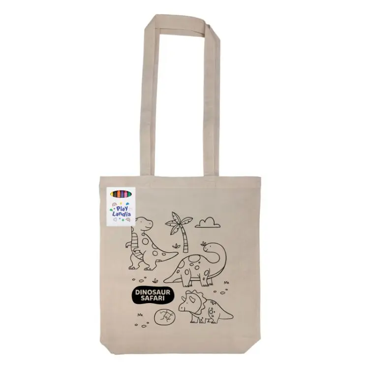 Picture of Get Crafty Folding Calico Bag and Crayons