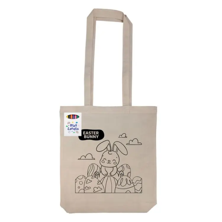 Picture of Get Crafty Folding Calico Bag and Crayons