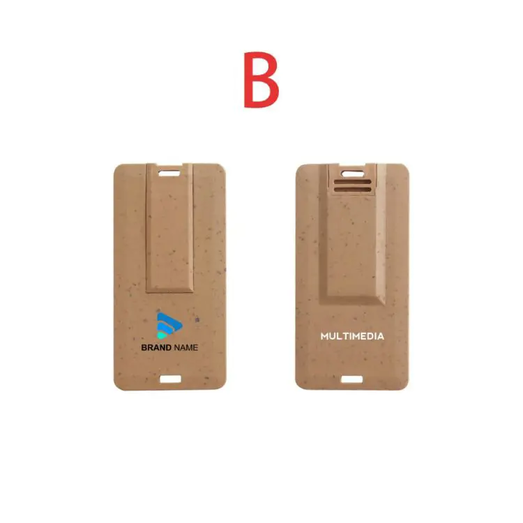 Picture of Wheat Straw Credit Card Flash Drive