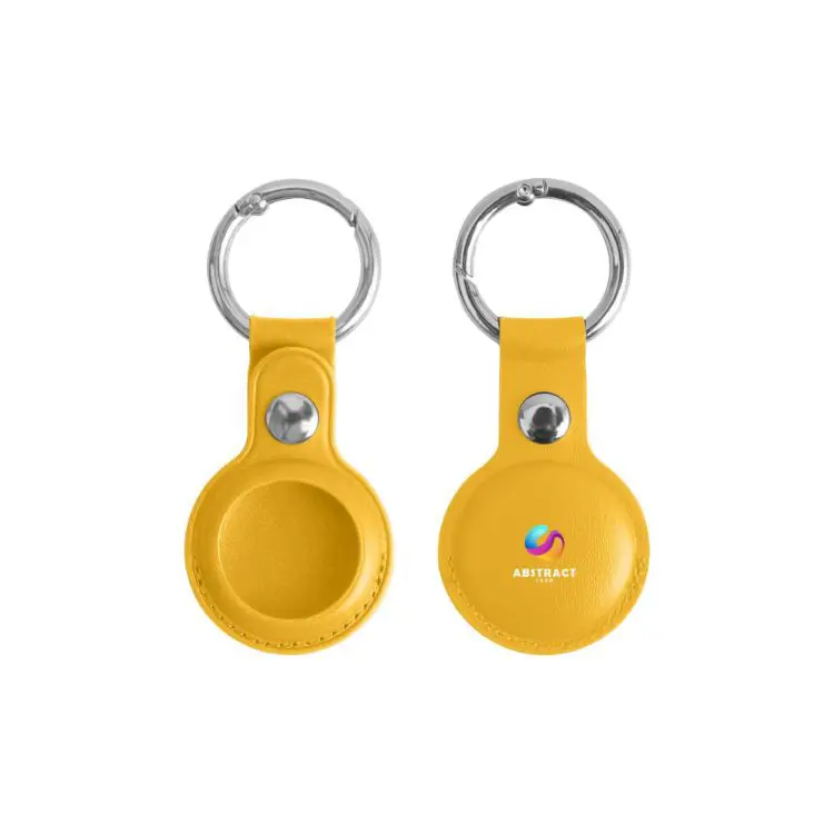 Picture of PU Leather AirTag Holder with Keyring
