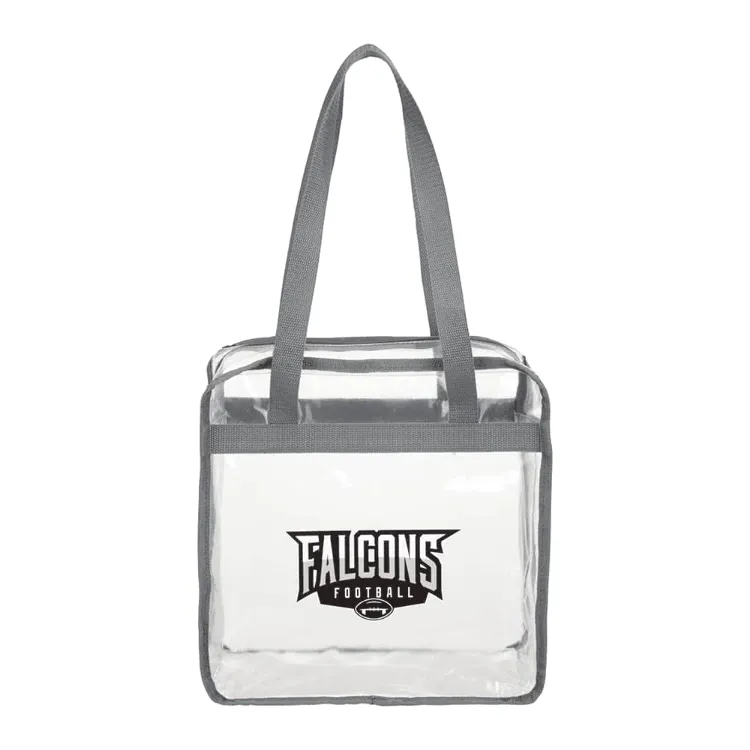 Picture of Game Day Clear Zippered Safety Tote 15L