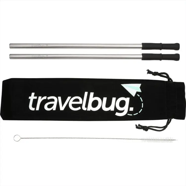 Picture of Reusable Stainless Steel Straw Set w/ Brush