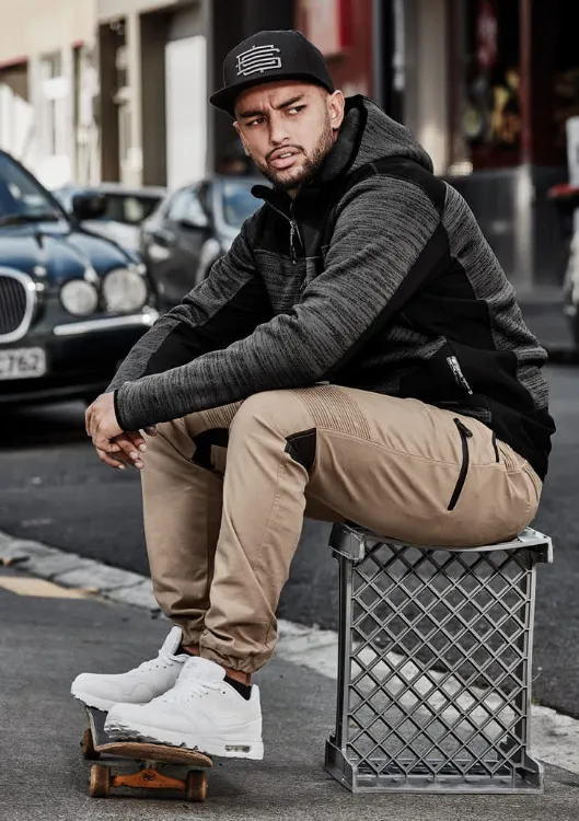 Picture of Unisex Streetworx Reinforced Knit Hoodie