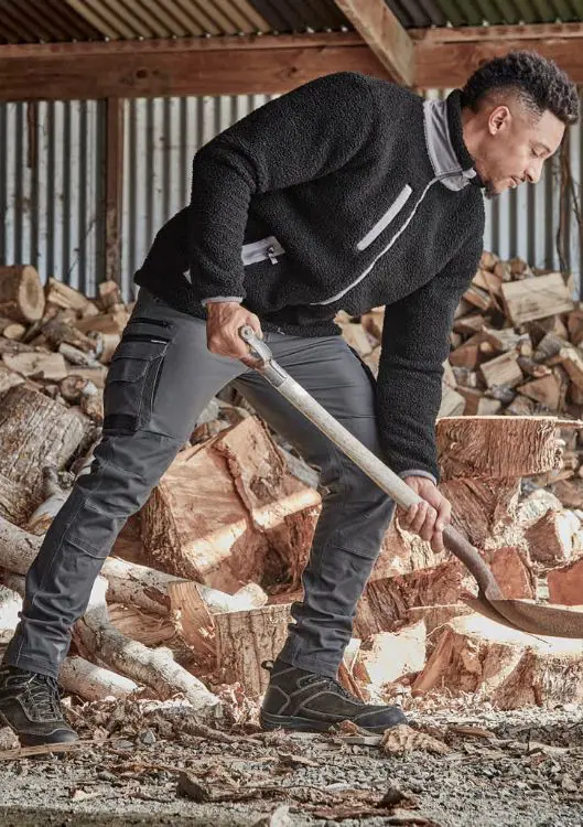 Picture of Unisex Streetworx Full Zip Sherpa Fleece