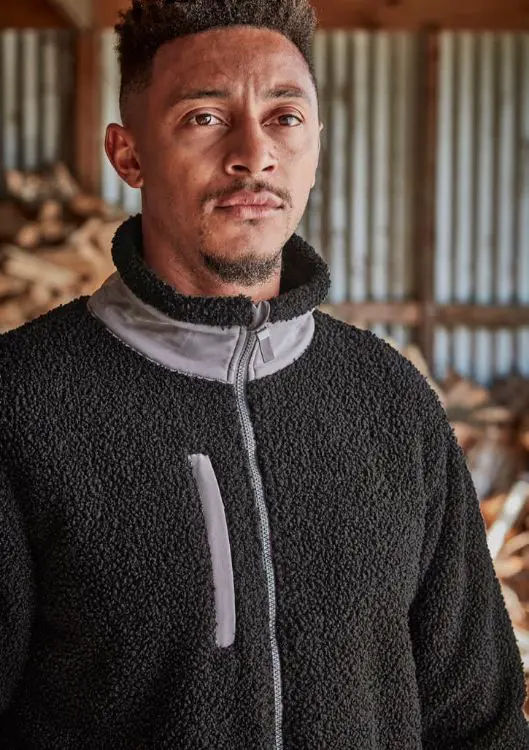 Picture of Unisex Streetworx Full Zip Sherpa Fleece