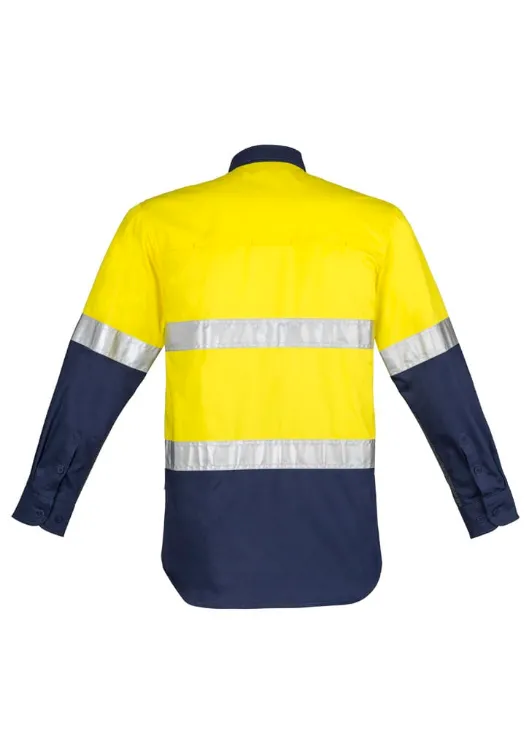 Picture of Mens Closed Front Long Sleeve Shirt - Hoop Taped