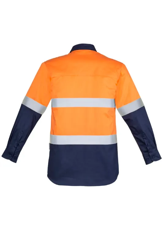Picture of Mens Closed Front Long Sleeve Shirt - Hoop Taped