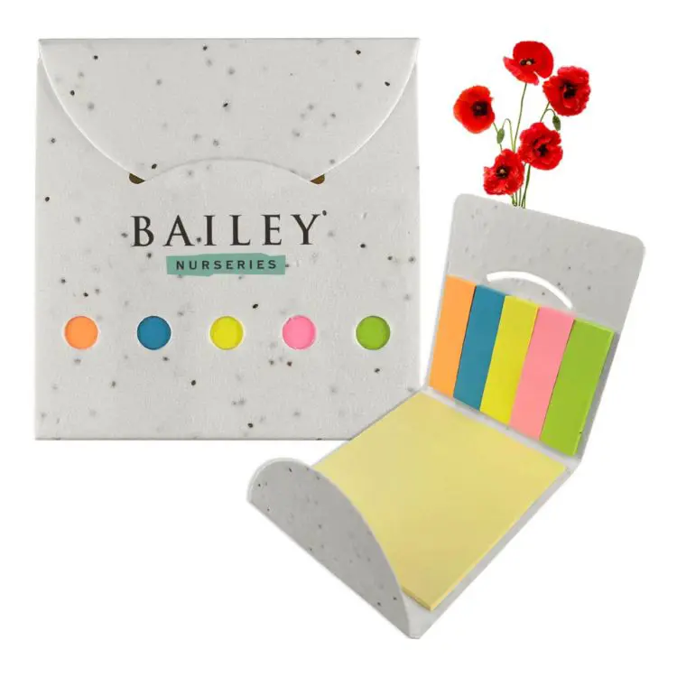 Picture of Corn Poppy Seed Sticky Note Pad