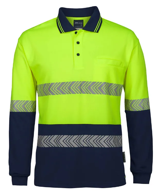 Picture of JB's Hv L/S Segmented Tape Polo