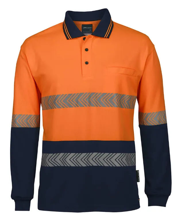 Picture of JB's Hv L/S Segmented Tape Polo