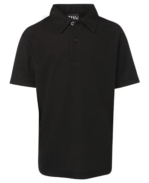 Picture of Podium Kids S/S Poly Polo White