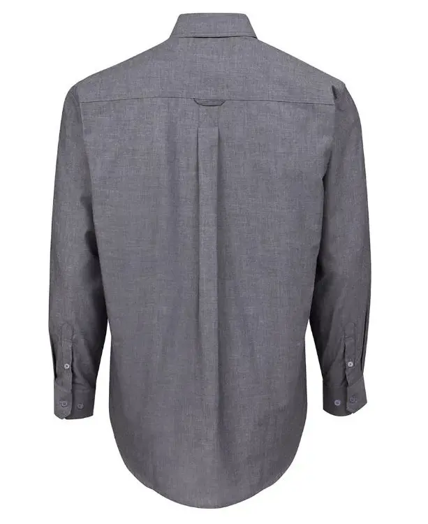 Picture of JB's L/S Fine Chambray Shirt Lt Blue