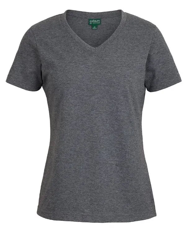 Picture of C of C Ladies V Neck Tee Black