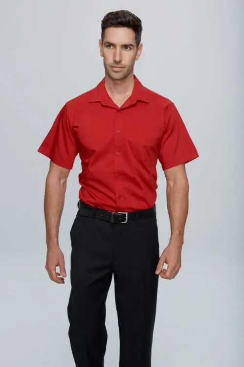 Picture of MOSMAN MENS SHIRT SHORT SLEEVE RUNOUT