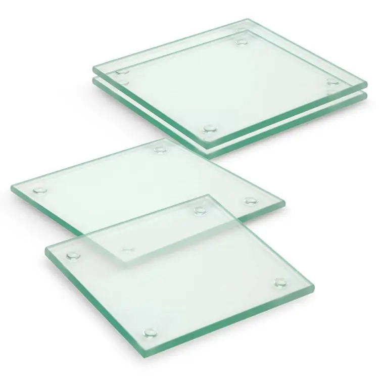 Picture of Venice Glass Coaster - Set of 4 - Square - Full Colour