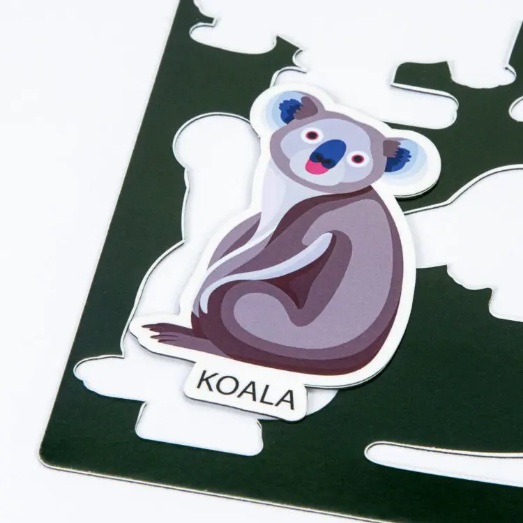 Picture of Custom Die Cut Magnet Sheet - A5