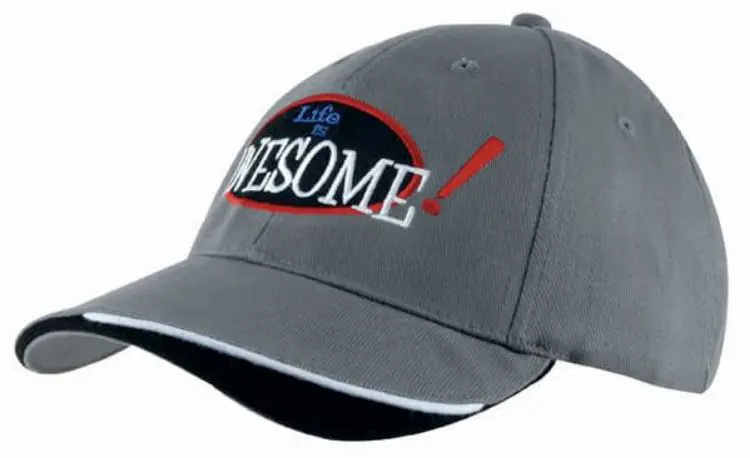 Picture of Brushed Heavy Cotton Cap with Indented Peak