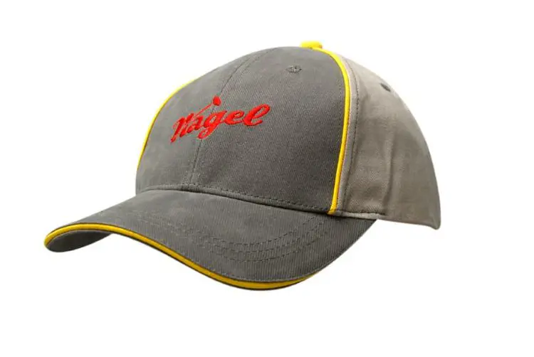 Picture of Brushed Heavy Cotton Cap with Sandwich Trim & Crown Piping